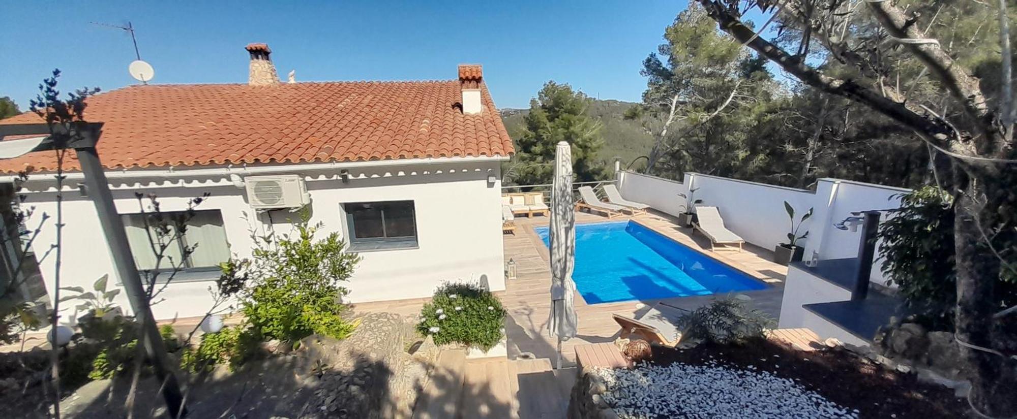 Villa Avril Piscina Privada Y Amplias Terrazas Olivella Bagian luar foto