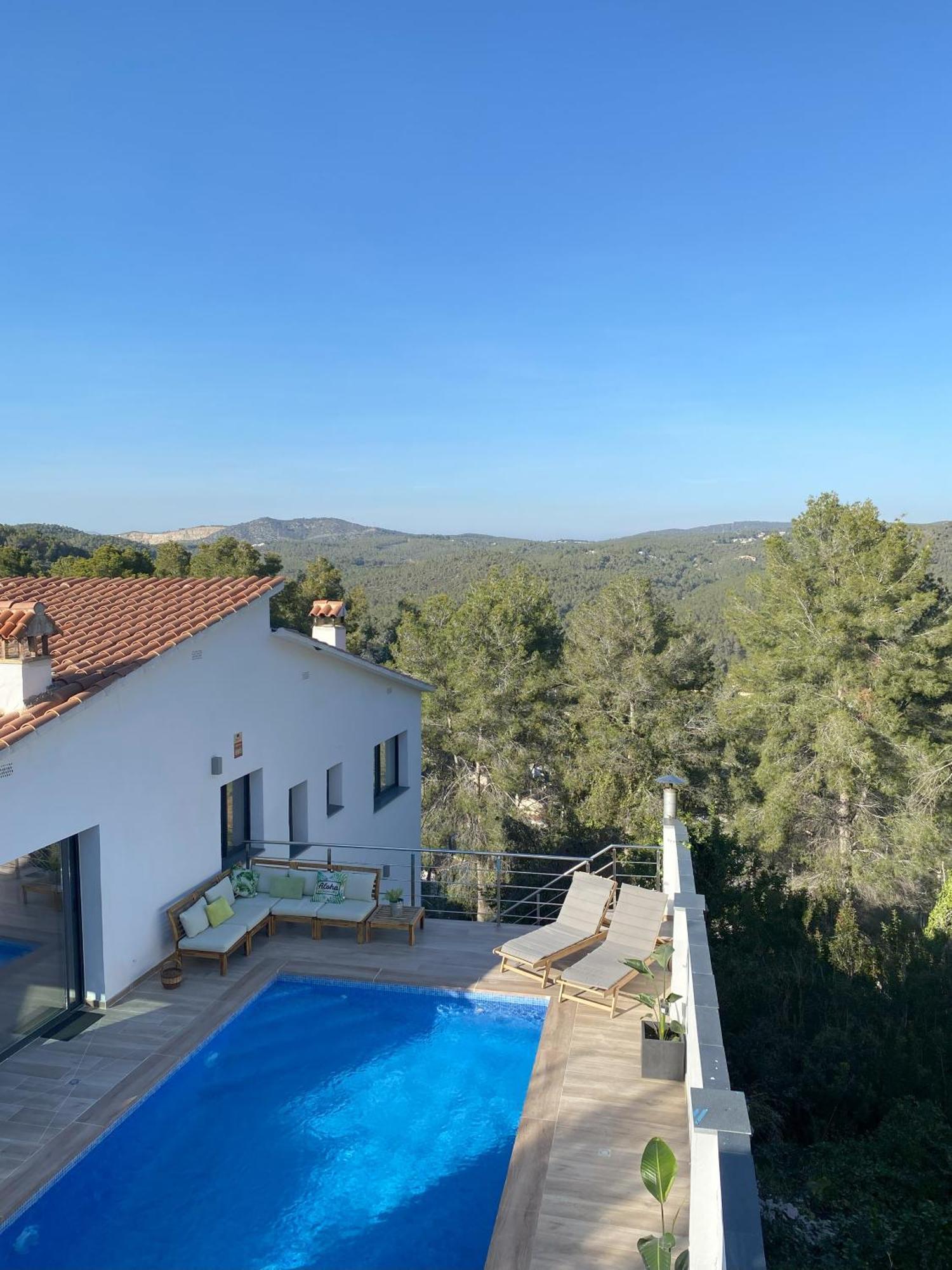Villa Avril Piscina Privada Y Amplias Terrazas Olivella Bagian luar foto