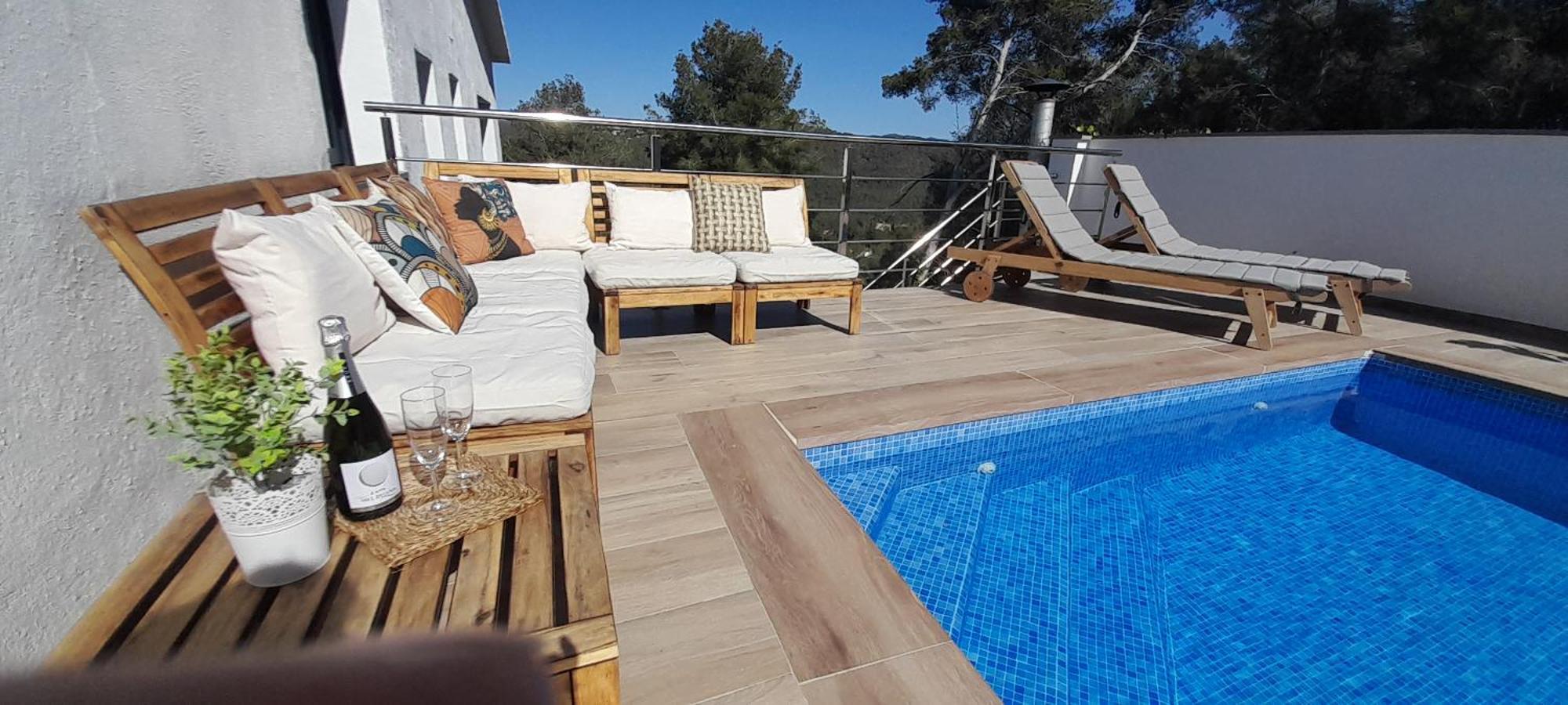 Villa Avril Piscina Privada Y Amplias Terrazas Olivella Bagian luar foto